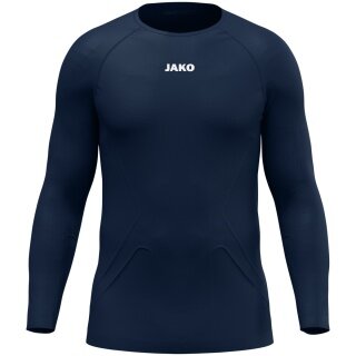 JAKO Langarmshirt Lightweight (maximale Bewegungsfreiheit, nahtlos) Unterwäsche marine blau Herren