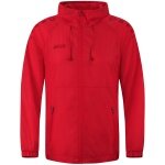 JAKO Funktionsjacke Lightweight Flow mit Kapuze (wind- und wasserabweisend) rot Herren