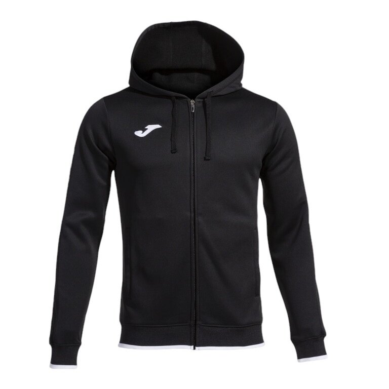 Joma Kapuzenjacke Olimpiada Full-Zip (Fleece-Futter) schwarz Herren