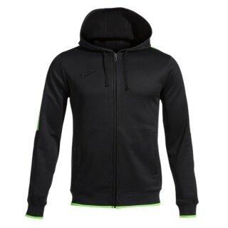 Joma Kapuzenjacke Olimpiada Full-Zip (Fleece-Futter) schwarz/grün Herren