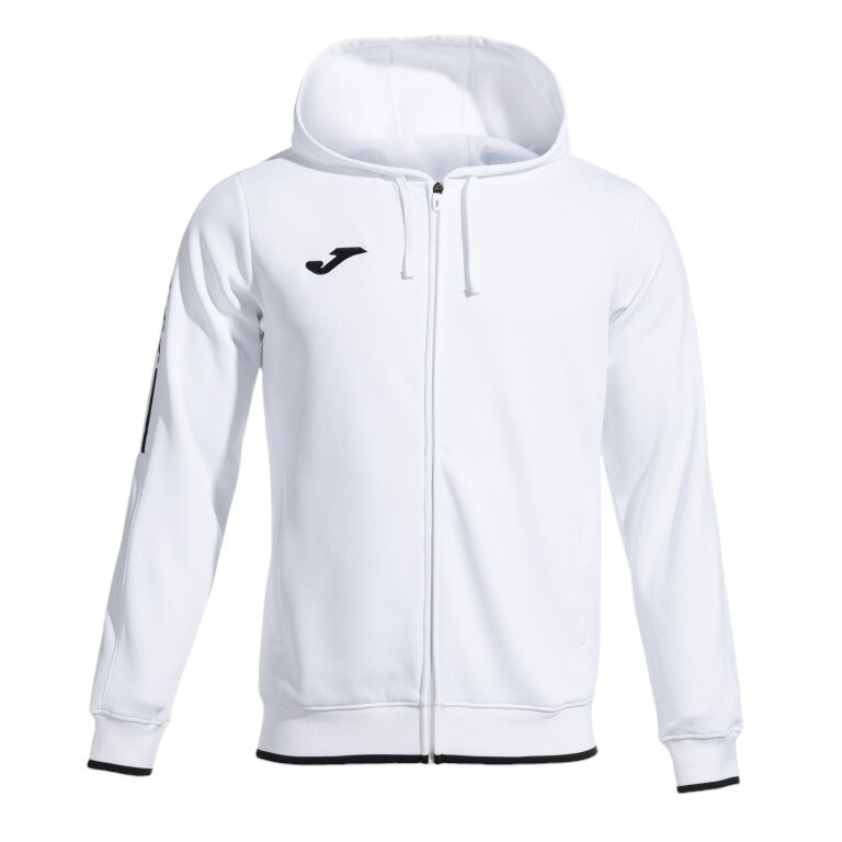 Joma Kapuzenjacke Olimpiada Full-Zip (Fleece-Futter) weiss Herren