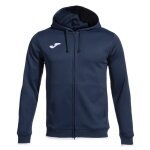 Joma Kapuzenjacke Olimpiada Full-Zip (Fleece-Futter) marineblau Herren