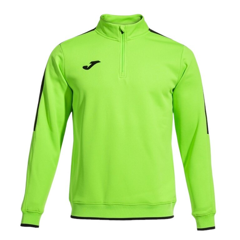 Joma Pullover Olimpiada Sweatshirt (Half-Zip, 100% Polyester) neongrün Herren