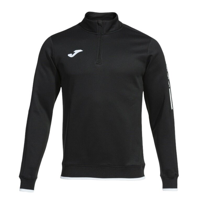 Joma Pullover Olimpiada Sweatshirt (Half-Zip, 100% Polyester) schwarz Herren