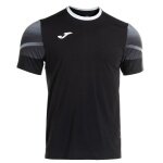 Joma Lauf-Shirt Elite XI (schnelltrocknend, atmungsaktiv) schwarz/anthrazitgrau Herren