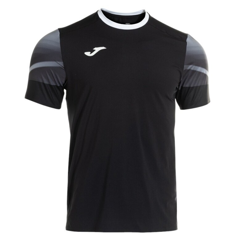 Joma Lauf-Shirt Elite XI (schnelltrocknend, atmungsaktiv) schwarz/anthrazitgrau Herren