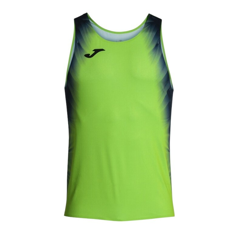 Joma Lauf-Tank Top Elite XI (ärmellos) fluogrün/marineblau Herren