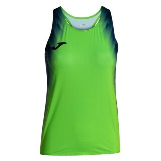 Joma Lauf-Tank Top Elite XI (ärmellos) fluogrün/marineblau Damen