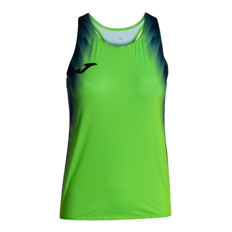 Joma Lauf-Tank Top Elite XI (ärmellos) fluogrün/marineblau Damen