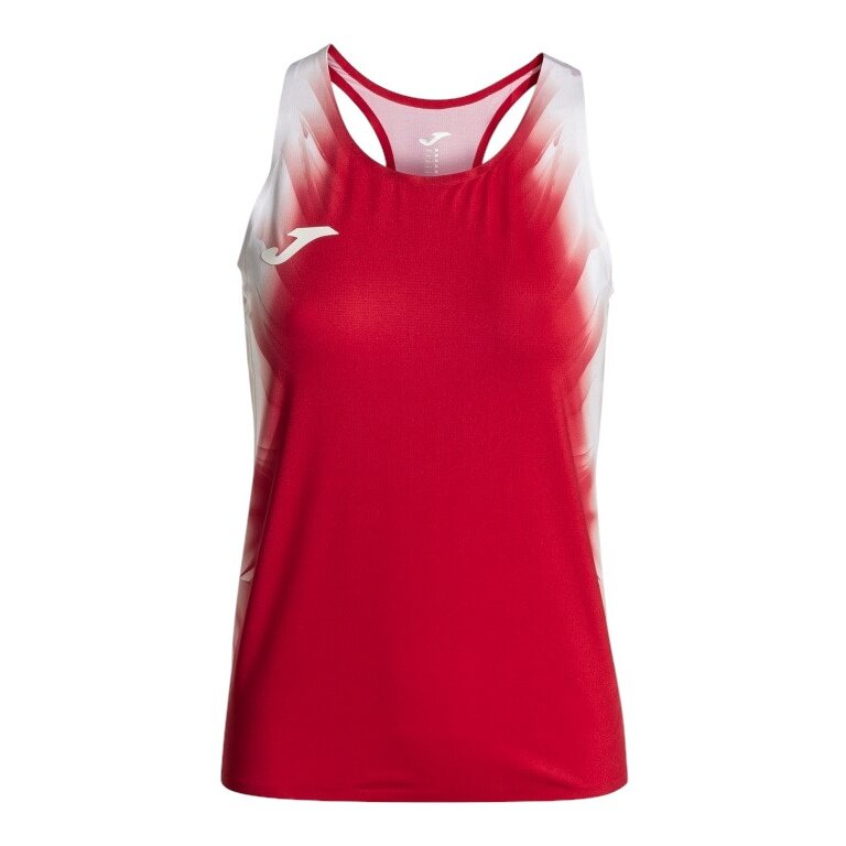 Joma Lauf-Tank Top Elite XI (ärmellos) rot/weiss Damen