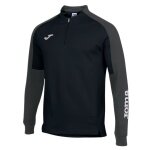 Joma Pullover Eco Championship Sweatshirt (Half-Zip, hoher Tragekomfort) schwarz/anthrazitgrau Herren