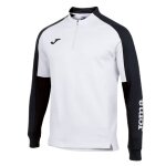 Joma Pullover Eco Championship Sweatshirt (Half-Zip, hoher Tragekomfort) weiss/schwarz Herren