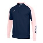 Joma Pullover Eco Championship Sweatshirt (Half-Zip, hoher Tragekomfort) marineblau/rosa Herren