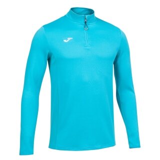 Joma Pullover Running Night Sweatshirt (Half-Zip) türkis Herren