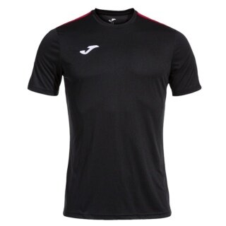 Joma Sport-Tshirt Olimpiada (100% Polyester) schwarz/rot Herren