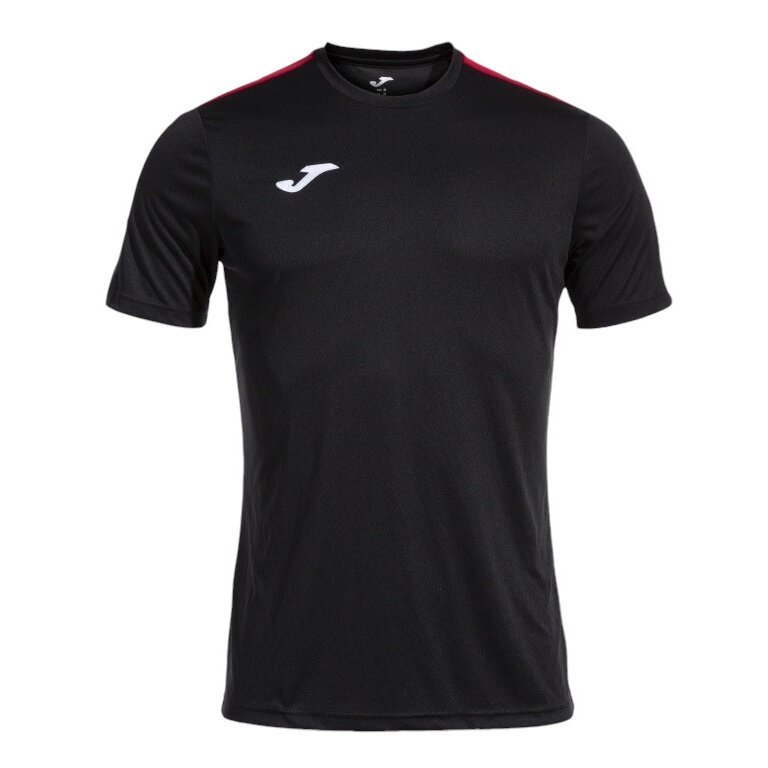 Joma Sport-Tshirt Olimpiada (100% Polyester) schwarz/rot Herren