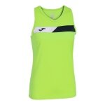 Joma Tennis-Tank Court Ärmellos (optimale Bewegungsfreiheit) limegrün/schwarz Damen