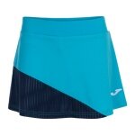 Joma Tennisrock Montreal (mit Innenhose, optimale Bewegungsfreiheit) türkis/marineblau Damen