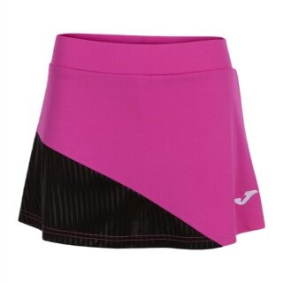 Joma Tennisrock Montreal (mit Innenhose, optimale Bewegungsfreiheit) rosa/schwarz Damen