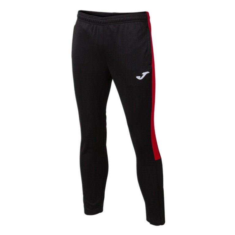 Joma Trainingshose Eco Championship (optimale Bewegungsfreiheit, elastischer Bund mit Kordelzug) lang schwarz/rot Herren