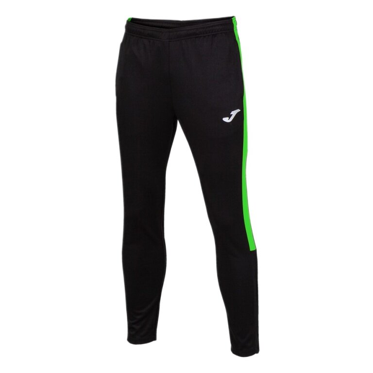 Joma Trainingshose Eco Championship (optimale Bewegungsfreiheit, elastischer Bund mit Kordelzug) lang schwarz/neongrün Herren