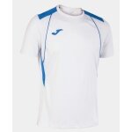 Joma Sport-Tshirt Championship VII (leicht, atmungsaktiv) weiss/royalblau Herren