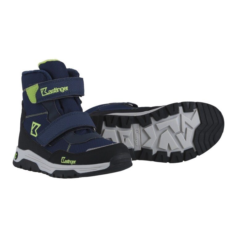 Kastinger Wander-Freizeitschuhe Hagler Mid V KTX (wasserdich) navyblau/lime Kinder (33-35)