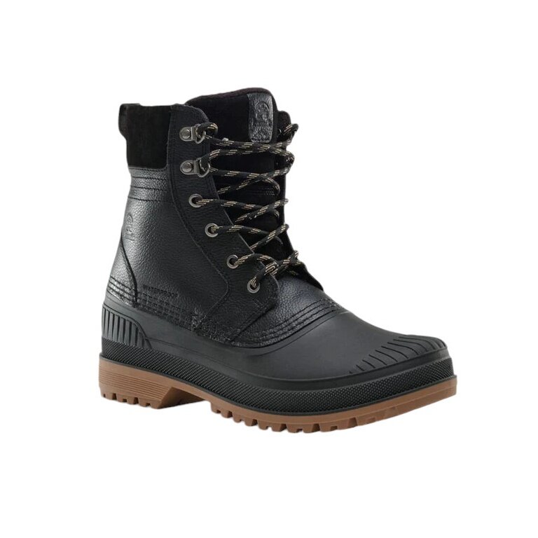 Kamik Winterstiefel Hemlock (Leder, wasserdicht) schwarz Herren