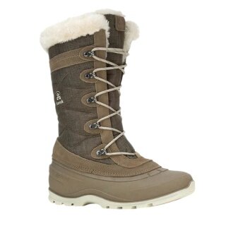 Kamik Winterstiefel Snovalley 4 (Wildleder, wasserdicht) fossilbraun Damen