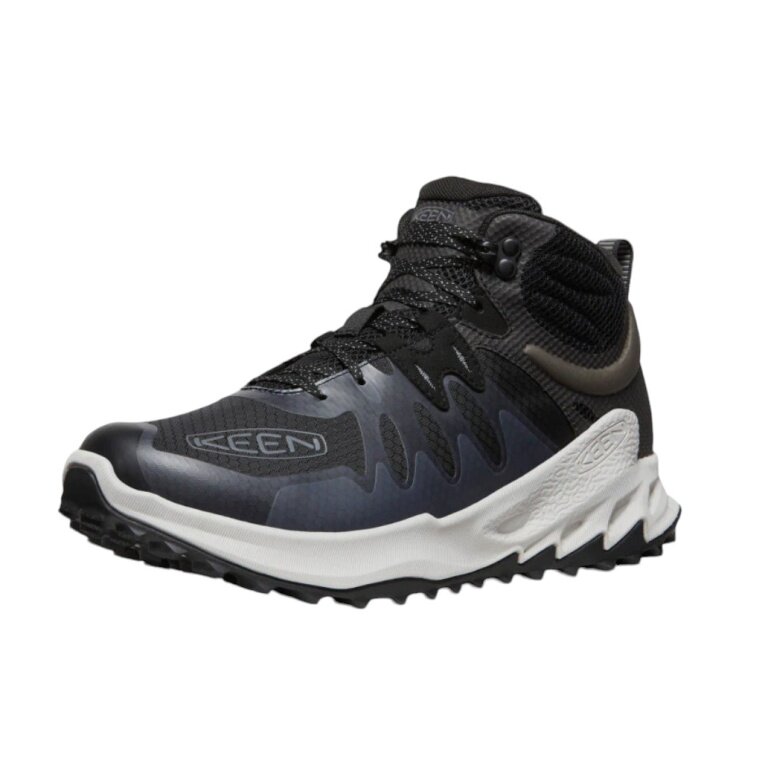 Keen Wanderschuhe Zionic Mid WP (Trail, wasserdicht) schwarz/stahlgrau Herren