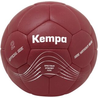 Kempa Handball Spectrum Synergy Pure (Spiel- und Trainingsball) weinrot - 1 Stück