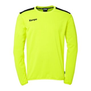 Kempa Sport-Langarmshirt Emotion 27 Training Top (100% Polyester) gelb/marineblau Herren