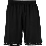 Kempa Sporthose Short Wave 26 (100% Polyester) kurz schwarz Kinder