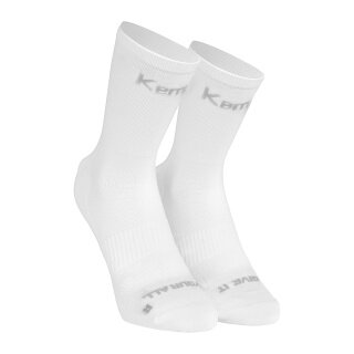 Kempa Sportsocke STMNT (No Pain No Glory) weiss/silber - 1 Paar