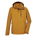 Killtec Funktionsjacke KOS 52 mit Kapuze (wassericht, winddicht) gold/gelb Herren