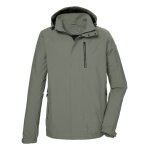 Killtec Funktionsjacke KOS 52 mit Kapuze (wassericht, winddicht) olive Herren