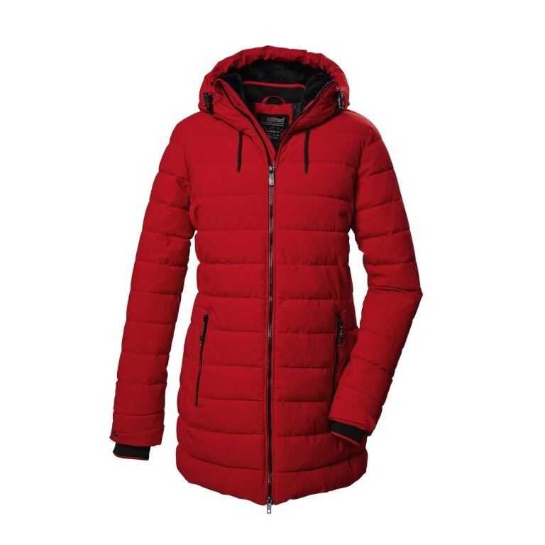 Killtec Winter-Steppparka KOW 55 QLTD Parka mit Kapuze (atmungsaktiv, winddicht, wasserabweisend) rot Damen