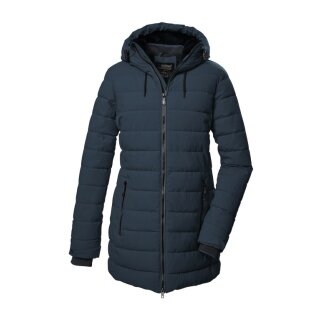 Killtec Winter-Steppparka KOW 55 QLTD Parka mit Kapuze (atmungsaktiv, winddicht, wasserabweisend) petrolblau Damen