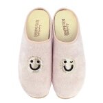 Living Kitzbühel Hausschuhe Pantoffel Frottee Smiley (Baumwolle) pink Damen