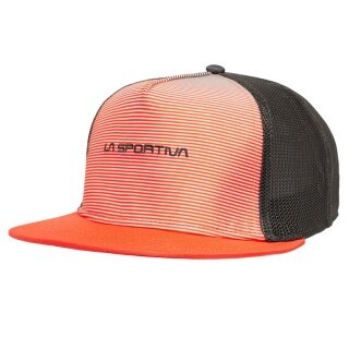 La Sportiva Basecap Fade Trucker rot/carbongrau