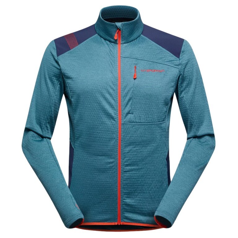 La Sportiva Fleecejacke True North (atmungsaktiv, warm) deepblau/hurricaneblau Herren