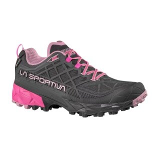 La Sportiva Trail-Laufschuhe Akyra II GTX (wasserdicht, für lange Strecken) 2024 schwarz/rose Damen