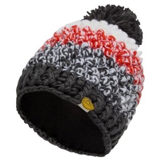 La Sportiva Wintermütze (Beanie) Terry rot/carbongrau - Damen