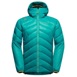 La Sportiva Winterjacke Aiguille Down (Bergsteigen, Primaloft®Gold, wattiert) türkis Herren