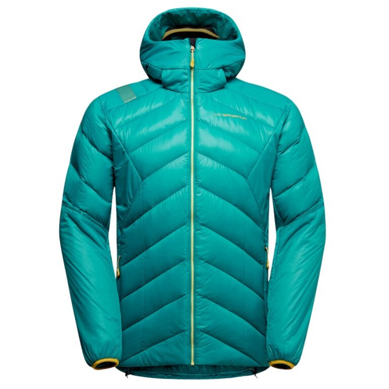 La Sportiva Winterjacke Aiguille Down (Bergsteigen, Primaloft®Gold, wattiert) türkis Herren