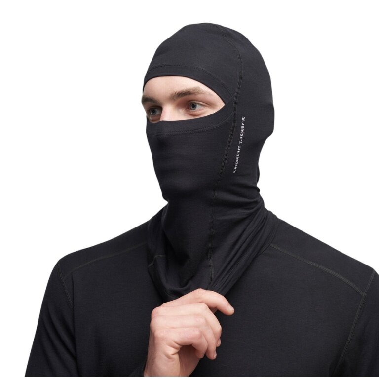 Le Bent Multifunktionstuch (Halswärmer) Core Lightweight Balaclava schwarz