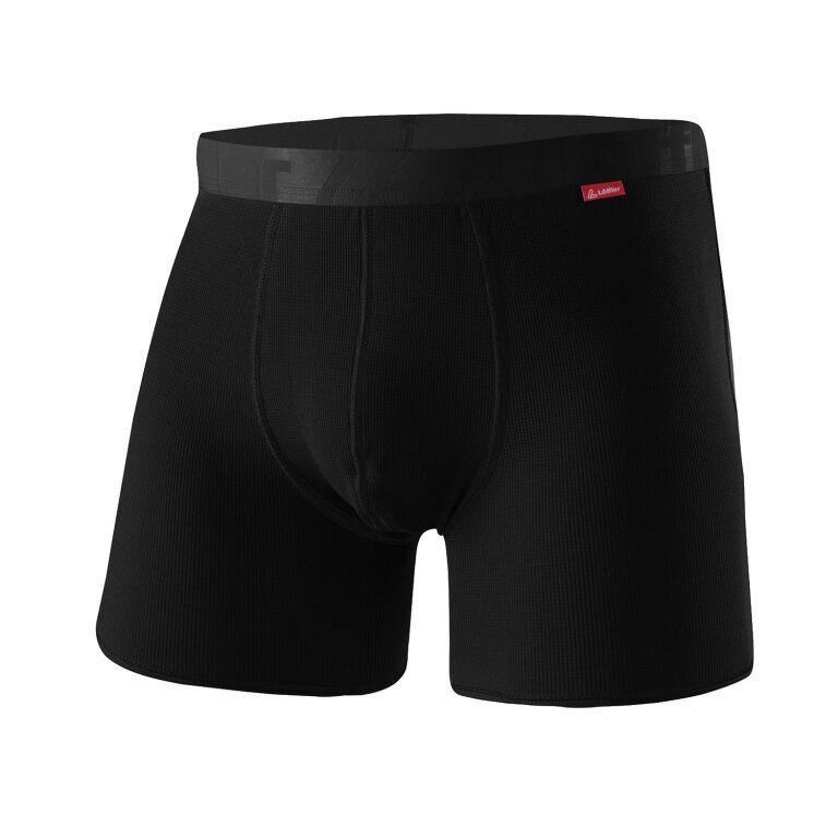 Löffler Funktionsunterwäsche Boxershort Transtex Light (leicht, atmungsaktiv, feuchtigkeitstransport) schwarz Herren