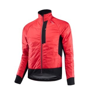 Löffler Fahrradjacke Bike Iso-Jacket Hotbond PL60 (PrimaLoft® Gold, winddicht, wasserabweisend) 2024 rot Herren