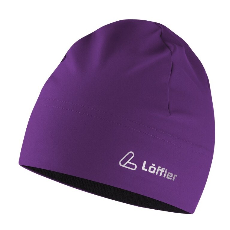 Löffler Mütze (Beanie) Mono - wärmeisolierung - violett