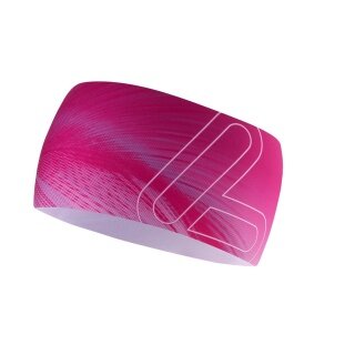 Löffler Stirnband Elastic Headband Open Cut (leicht, elastisch) magenta